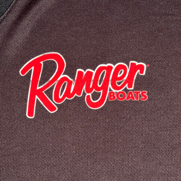 Vintage Ranger Boats Shirt Adult 2XL XXL Black Fishing Cup Jersey Yamaha 90s - Picture 4 of 9